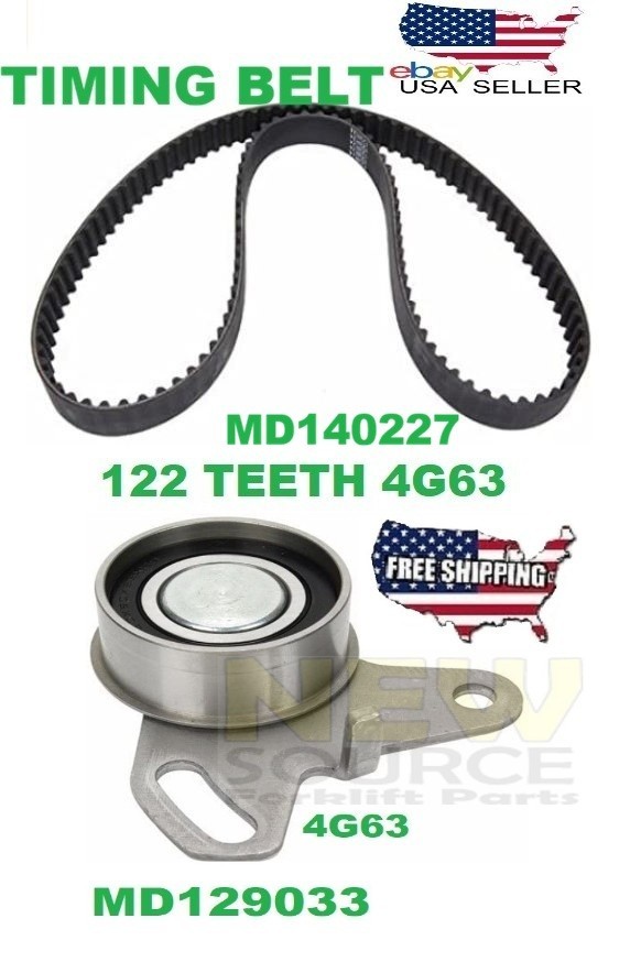 MD140227  TIMING BELT MITSUBISHI 4G63  + MD129033 TENSIONER KIT CD002 + CD011