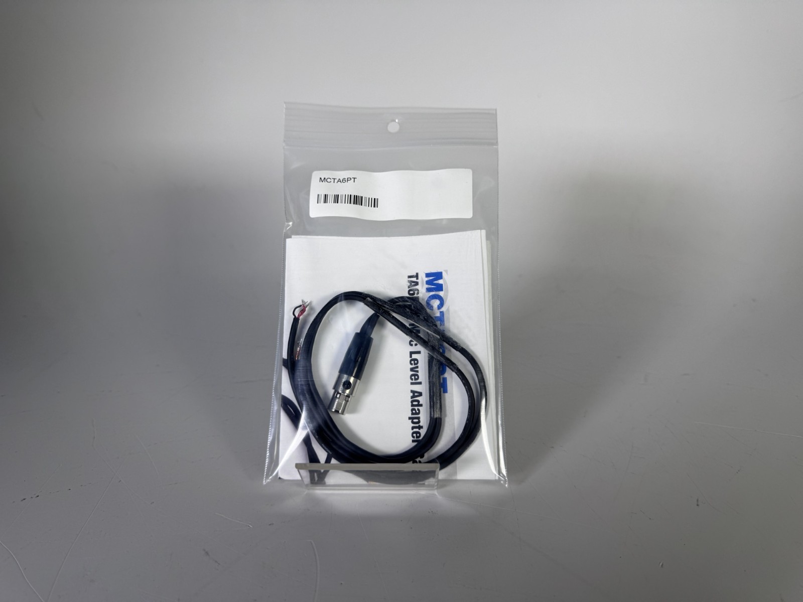 Lectrosonics MCTA6PT Adapter for 2 Mic/Line Level Analog Signal, Pigtail to TA6F