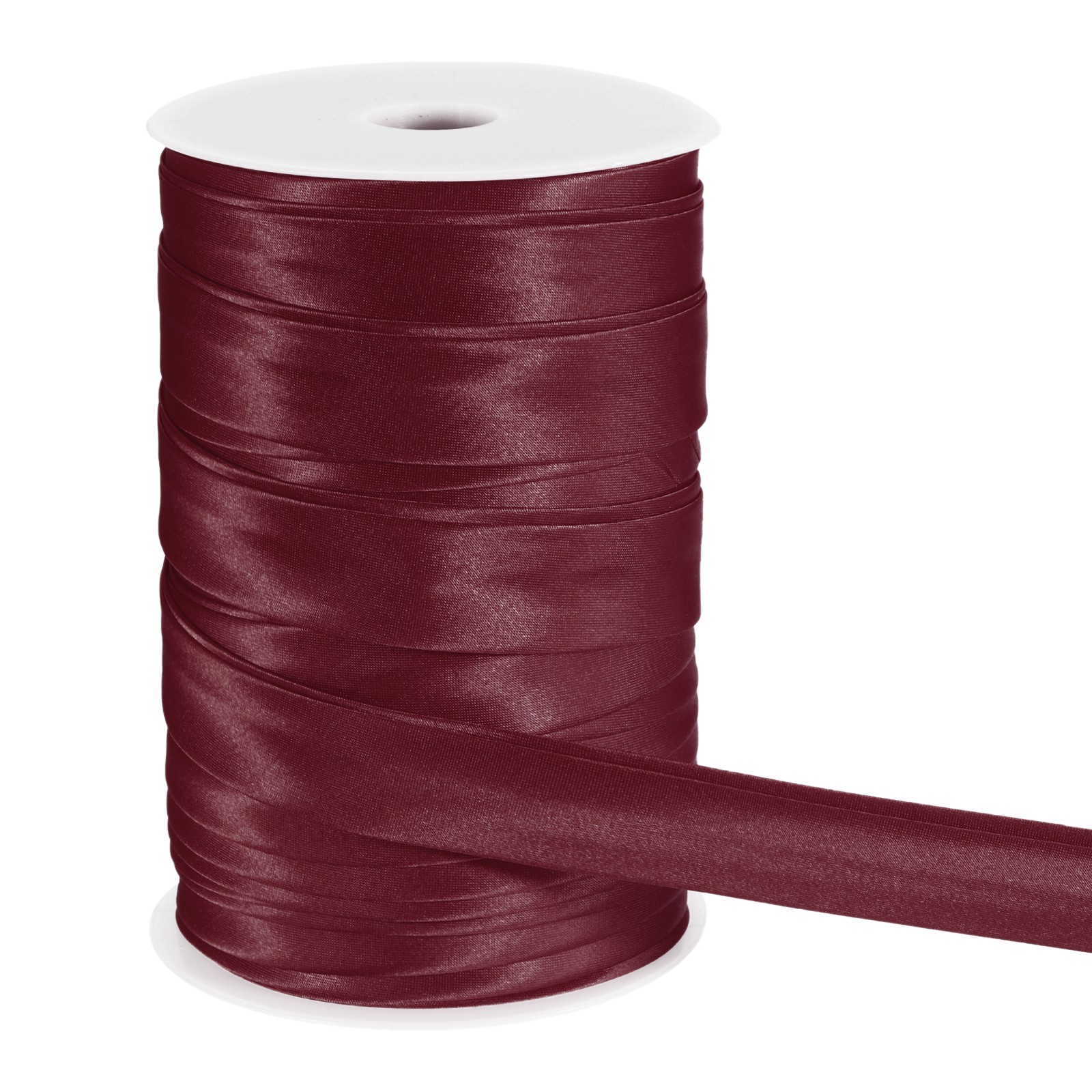 1 Inch x 55 Yards Double Fold Bias Tape for Sewing DIY Craft Dark Red