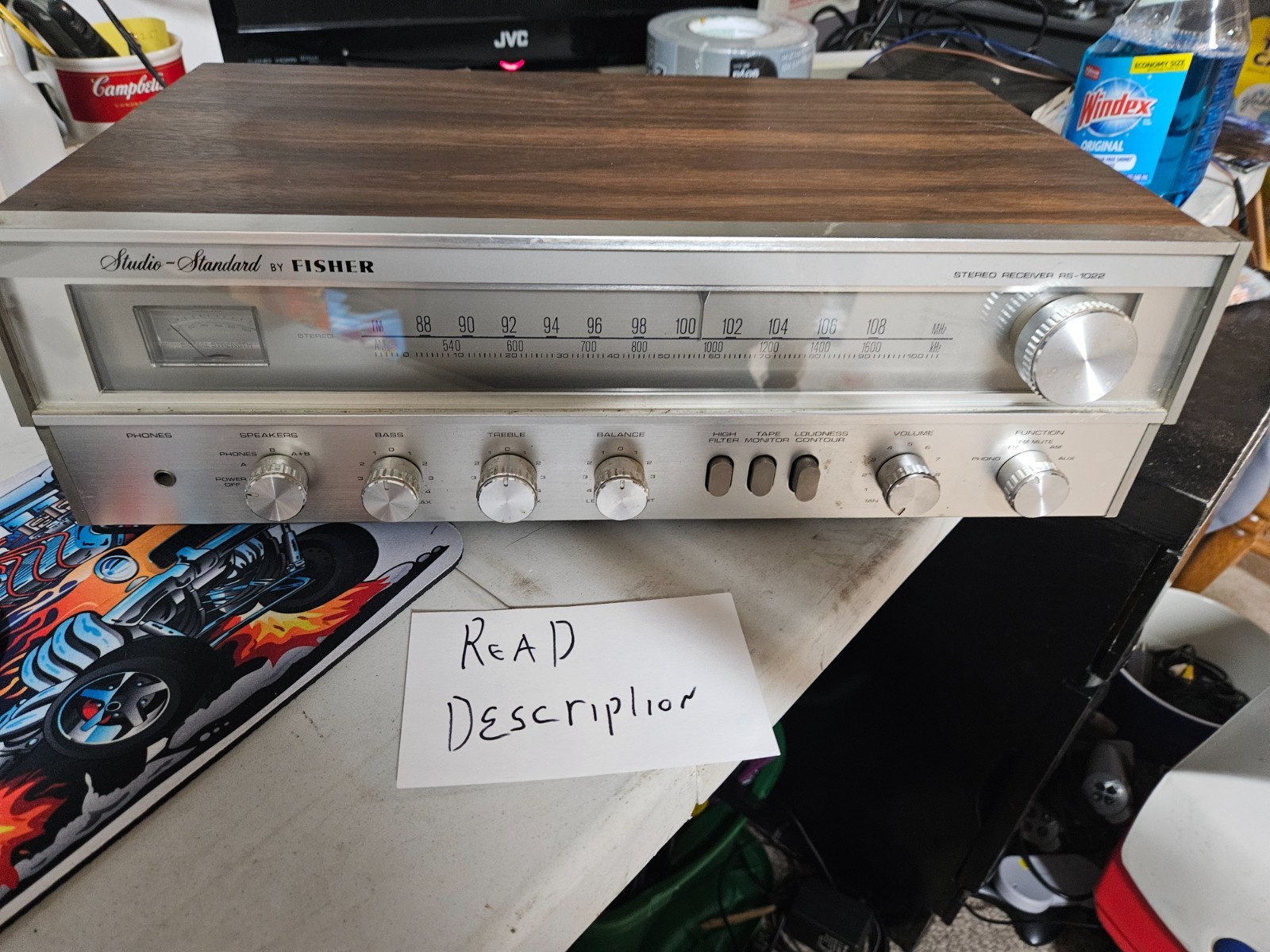 FISHER STUDIO STANDARD VINTAGE STEREO RECIEVER. RS-1022