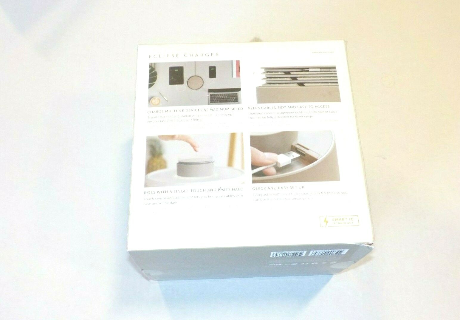 Native Union Eclipse 3 Port USB Charger Touch Sensor & Light Color Taupe