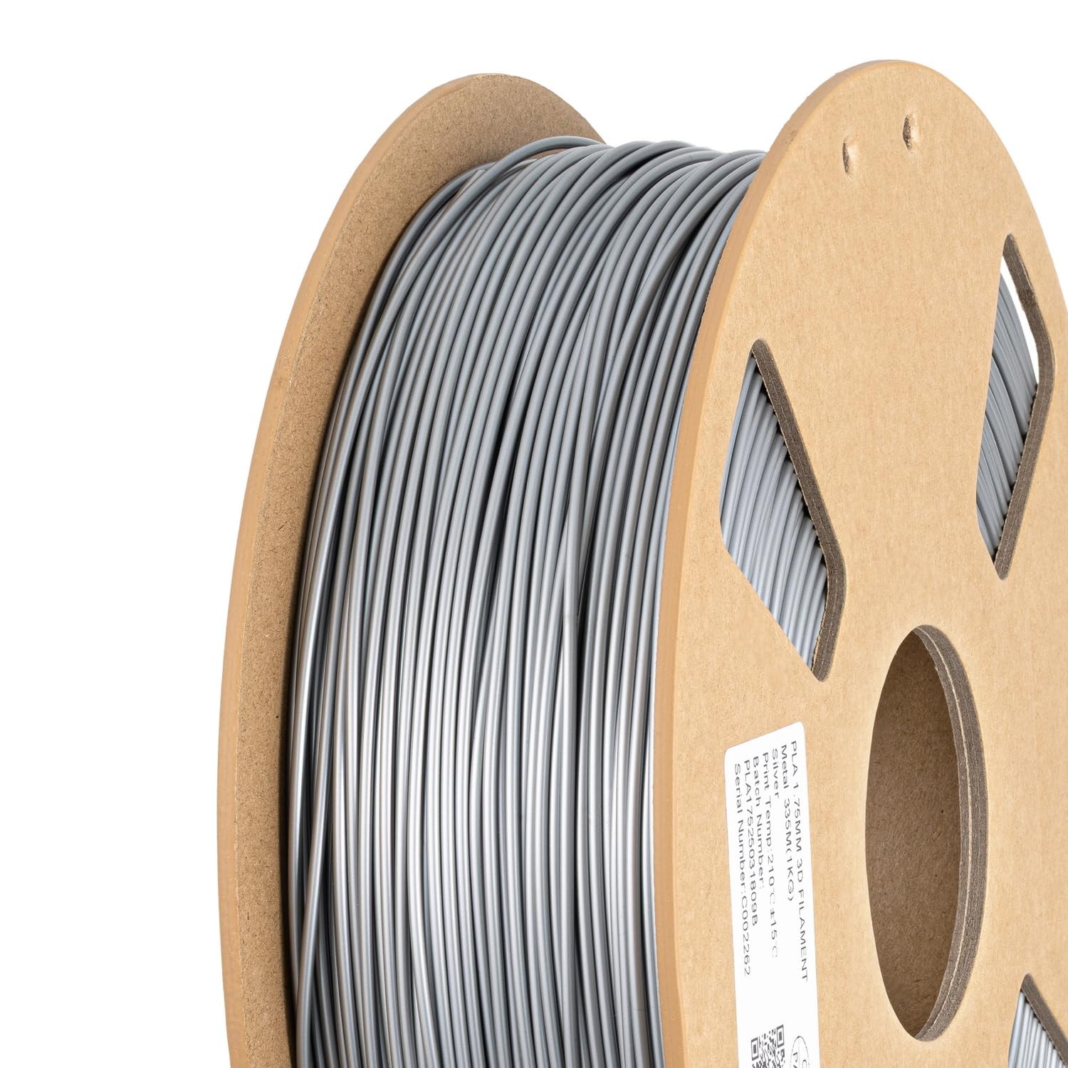 3d Printer Filament Pla Metallic Silver 1.75mm 1kg Silver