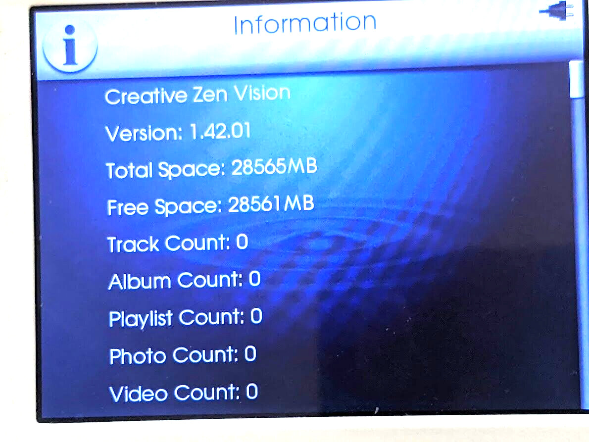 Creative Zen Vision 30gb Main Board