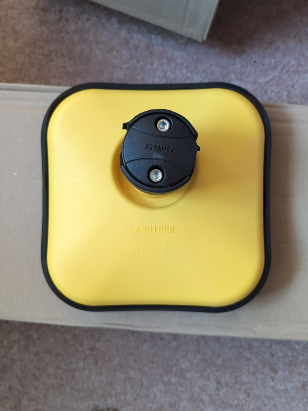 Wide Angle 8" x 8" Mirror Yellow fits 16-28mm arms  E marked 300r glass