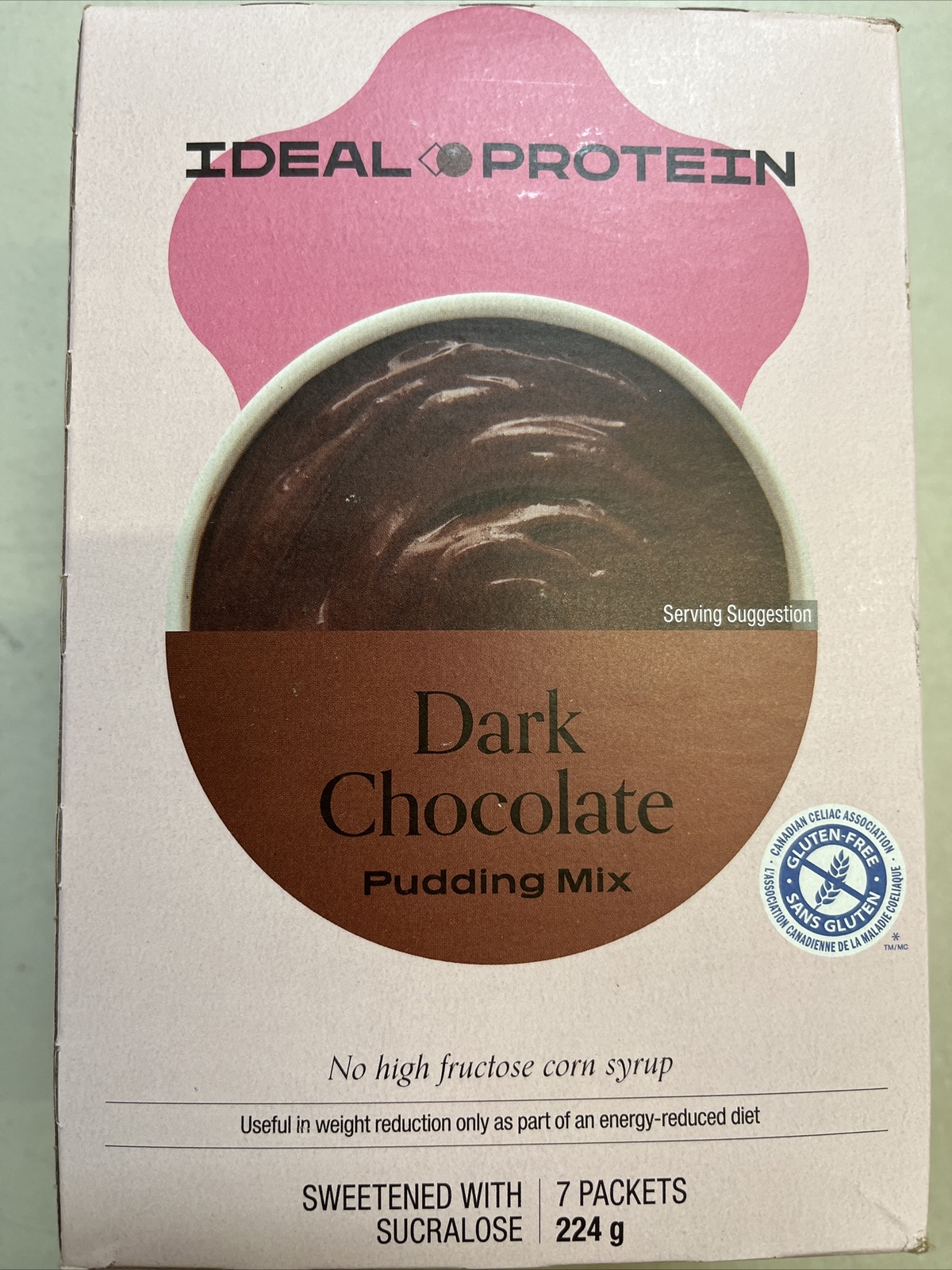 Ideal Protein Dark Chocolate Pudding mix mix BB 05/31/27 FREE SHIP