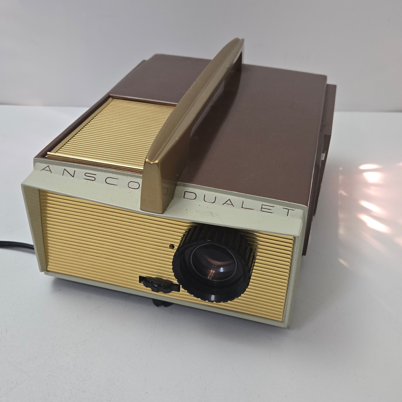 Vintage Ansco Dualet Slide Projecto Model JN234. Works