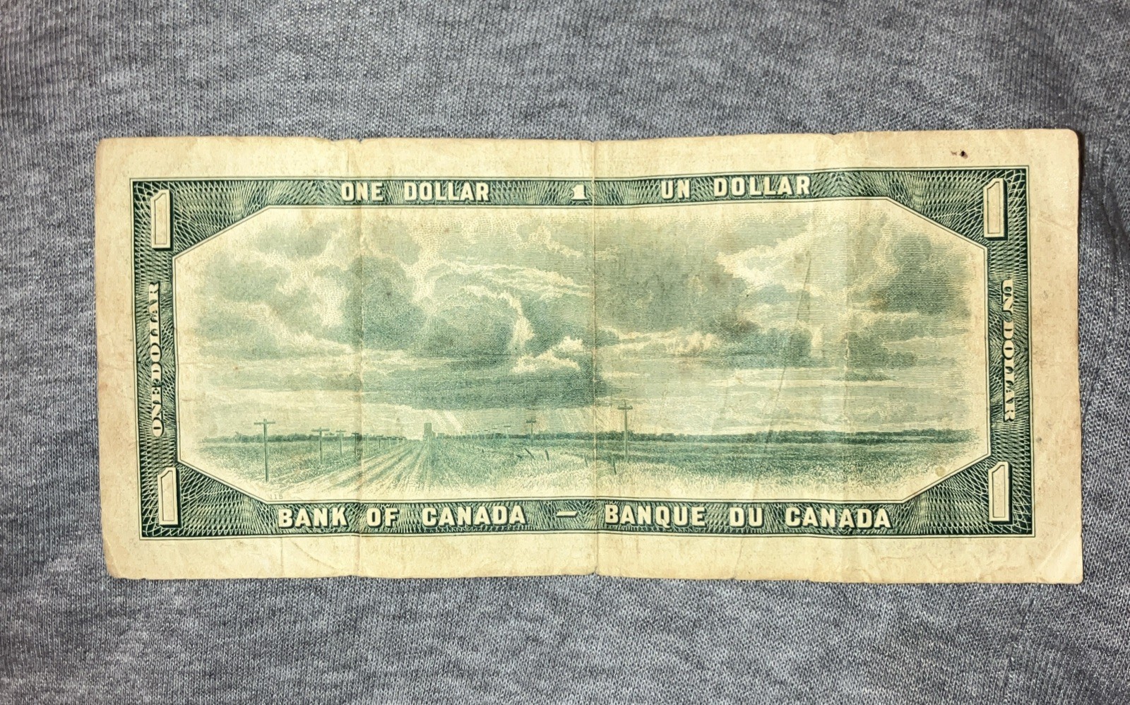 Canada 1954 $1 One Dollar Banknote Ottawa