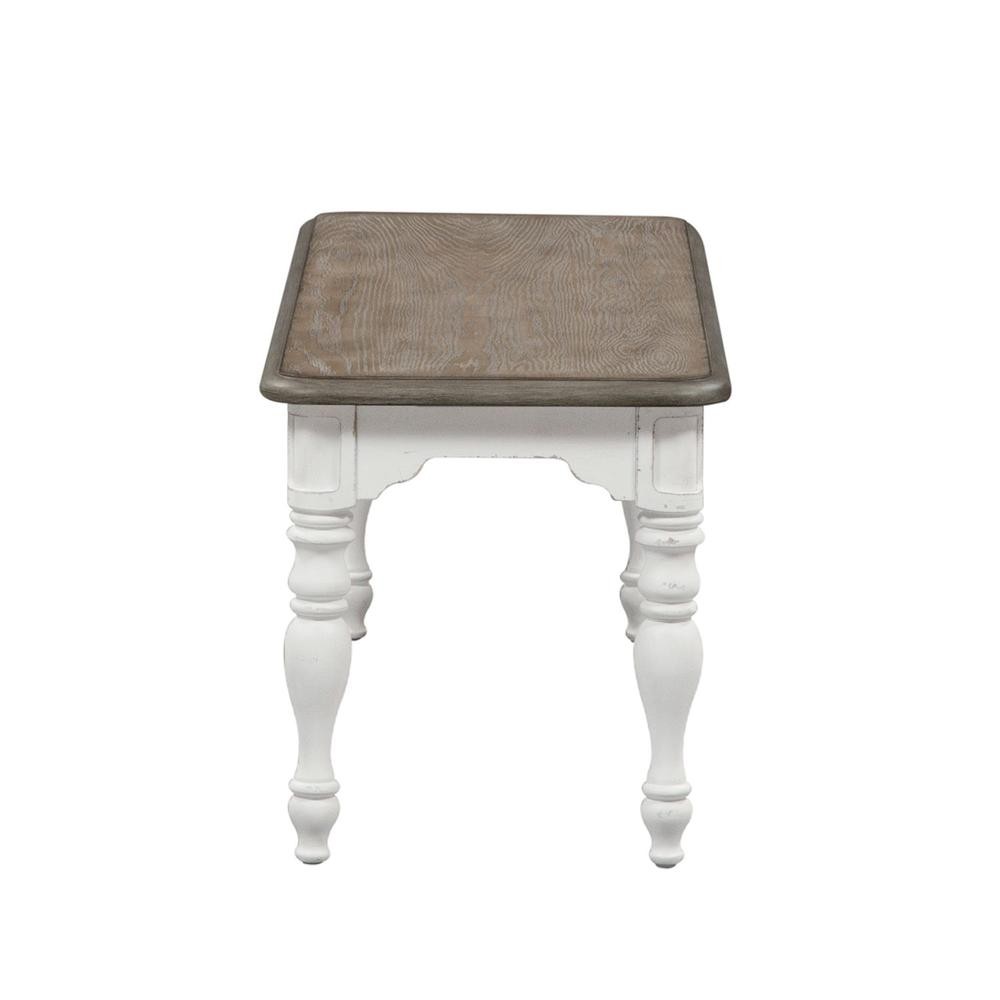 Magnolia Manor Dining Bench (RTA) in Antique White