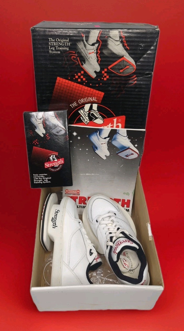 Vtg Strength Shoes Leg Jump Calf Workout Training Basketball Men Kid 5.5 Women 7