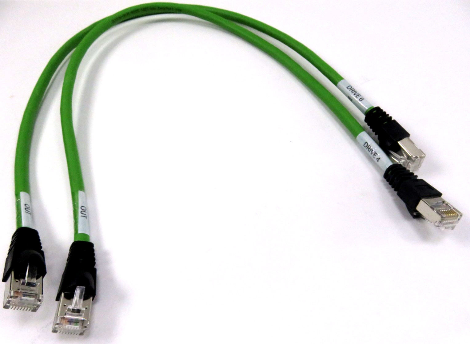 Lot of 2 Beckhoff  ZK1096-9191-0005 Ethernet Patch Cable