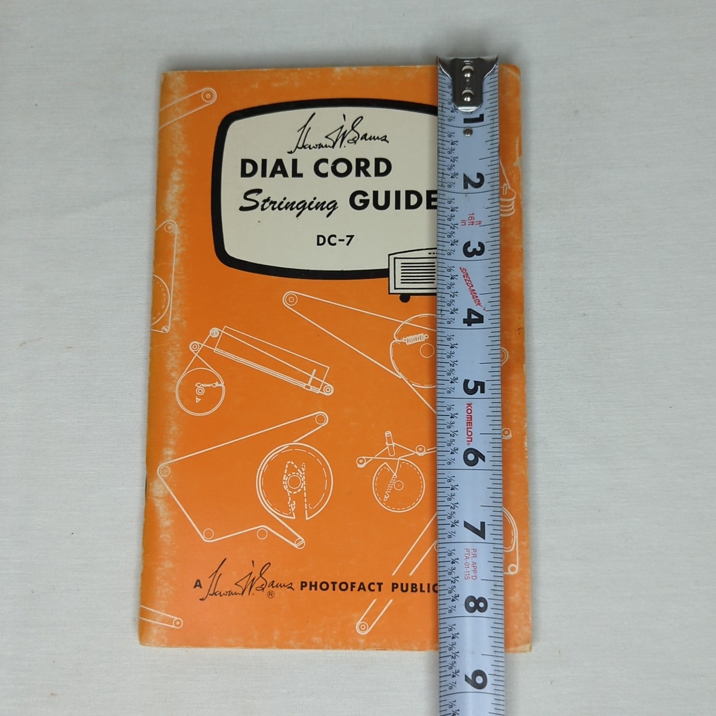 Dial Cord Stringing Guide, DC-7 Sam's Photofacts 1959