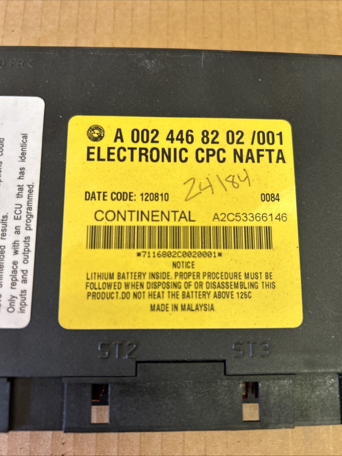 Freightliner Cascadia Body Control Module A0024468202/001