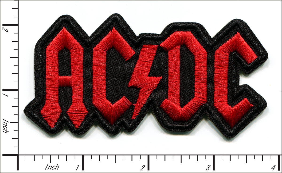 26 Pcs Embroidered Iron on patches AC/DC Music Badge 94x48mm AP056eB1