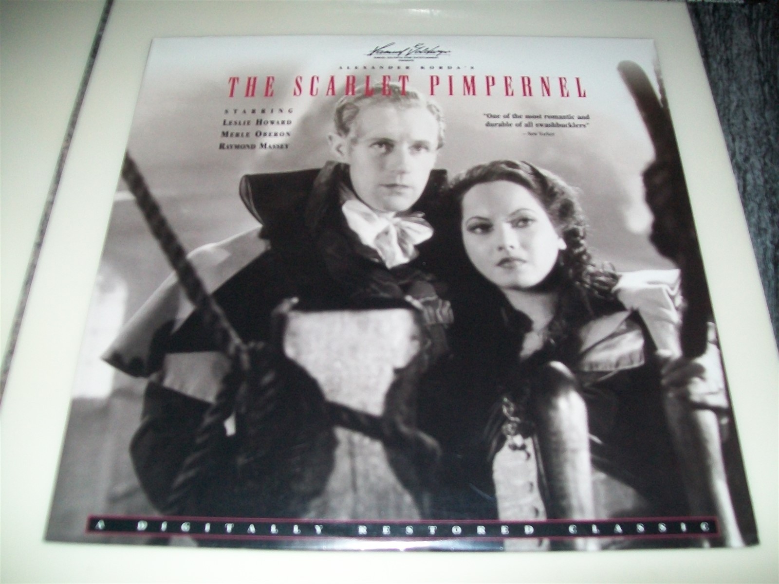 THE SCARLET PIMPERNEL Laserdisc LD BRAND NEW SEALED VERY RARE GREAT FILM