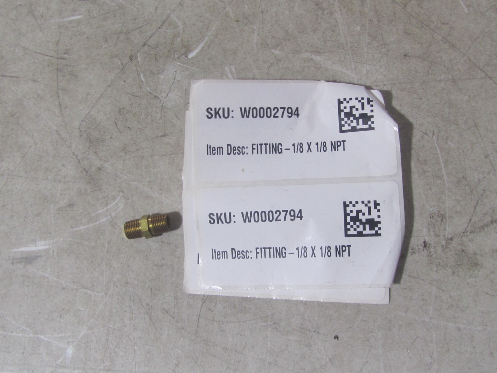 NEW GENUINE OEM WORKHORSE W0002794 FITTING 1/8 X 1/8NPT