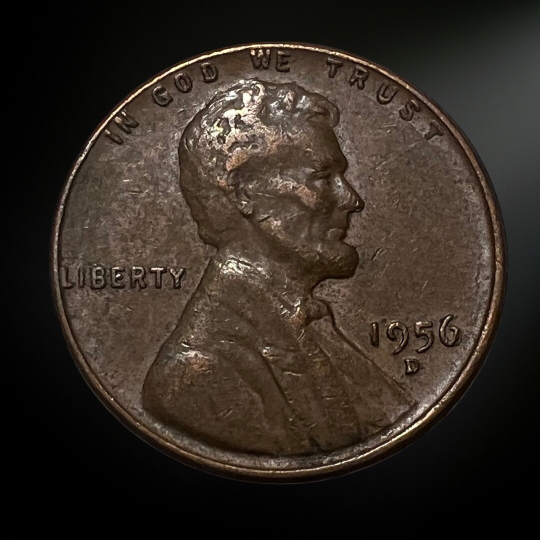 1956-D Lincoln Wheat Penny G/VG+ Denver Mint