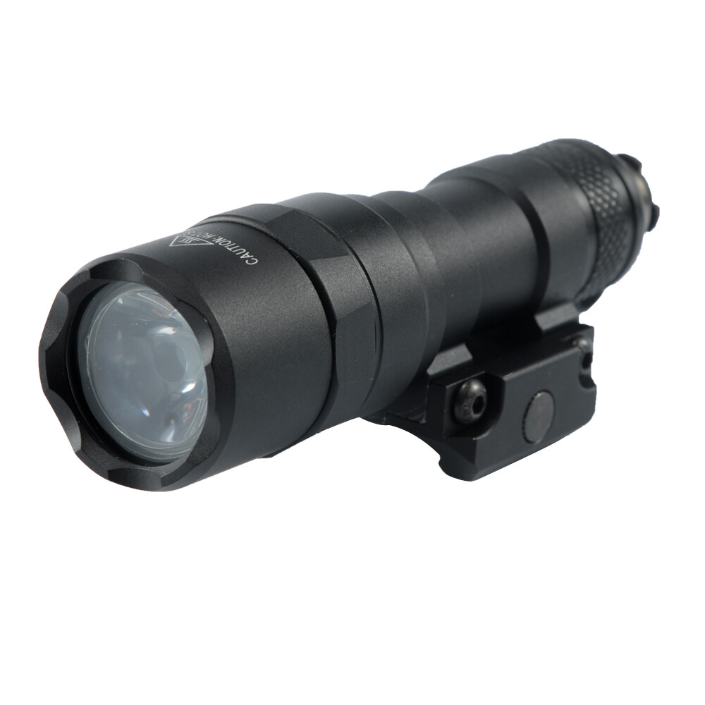 Mini Light Tactical LED Flashlight Rail Mount Press Switch Tail for M300B M600B