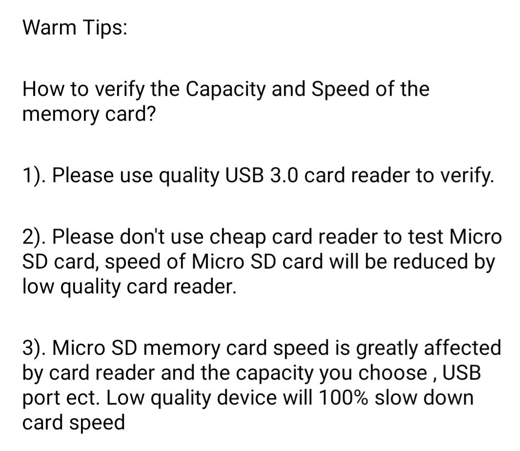 Micro SD Memory Card 128G Ultra Performance