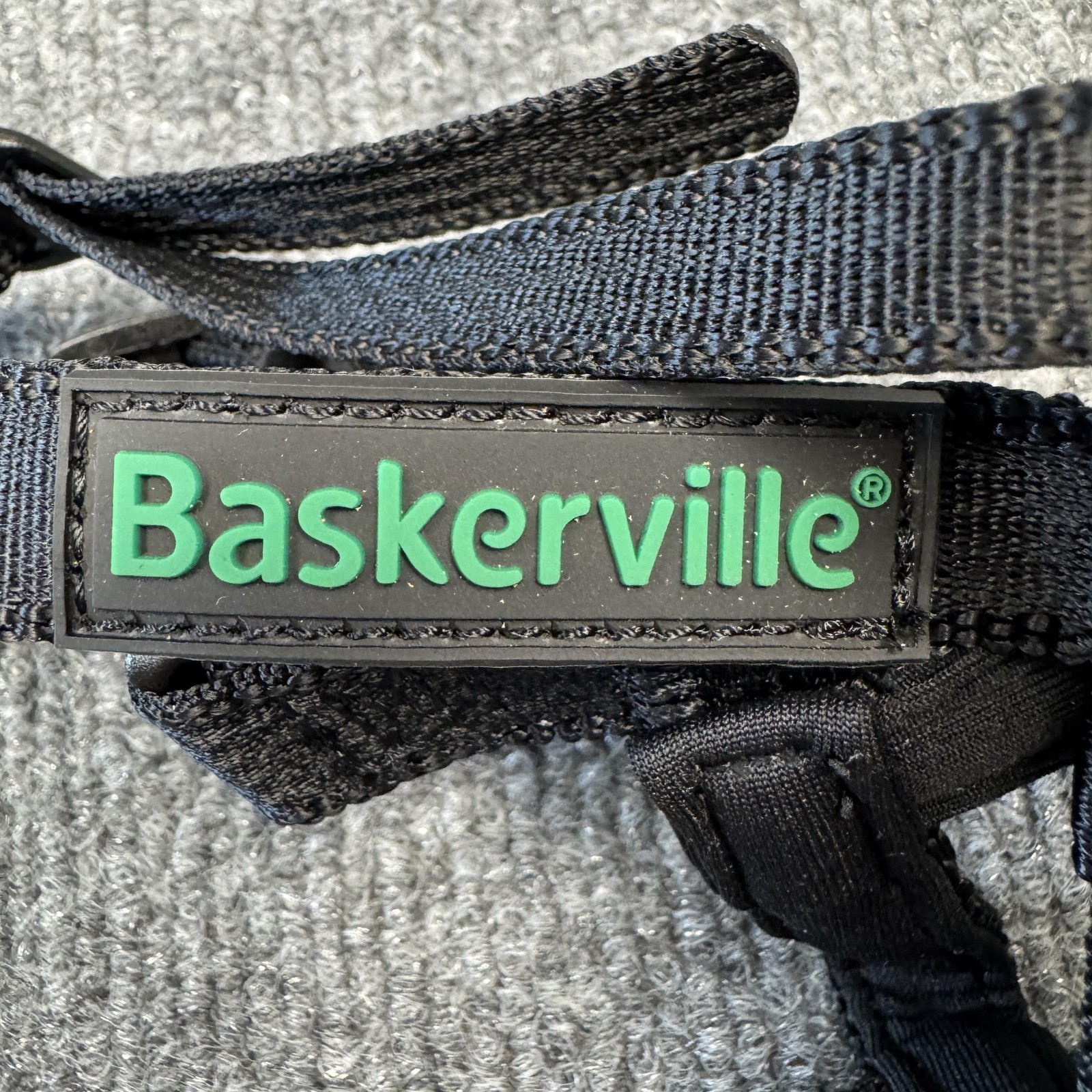 Baskerville Ultra Dog Muzzle Size 2 Black Rubber Basket Adjustable Straps Pet