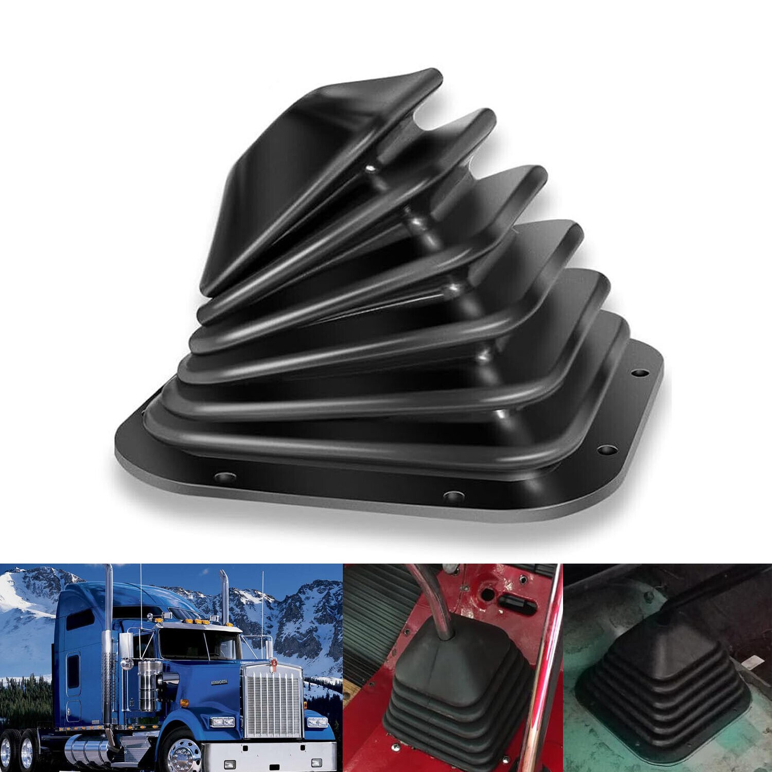 924-5405 For Kenworth T170/270/300/370/600A/660/800/2000 W900 Shift Boot Black