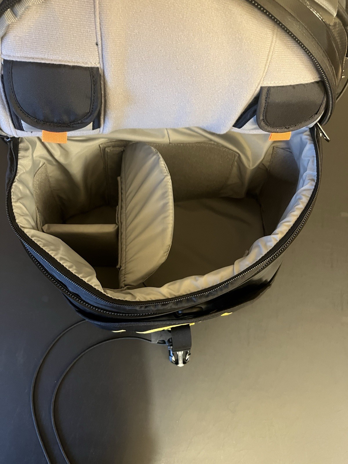 Lowepro DryZone Rover Backpack Camera Bag Black Yellow Light Use