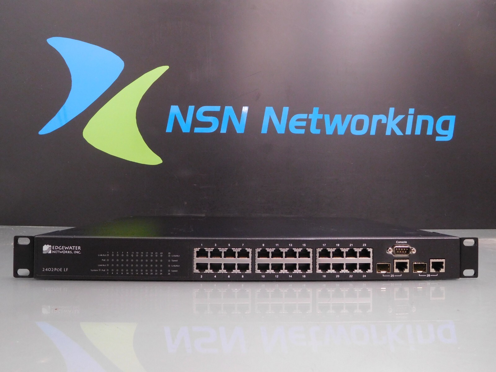 EdgeWater Networks EdgeConnect 2402POE LF 24-Port PoE 10/100 Ethernet Switch
