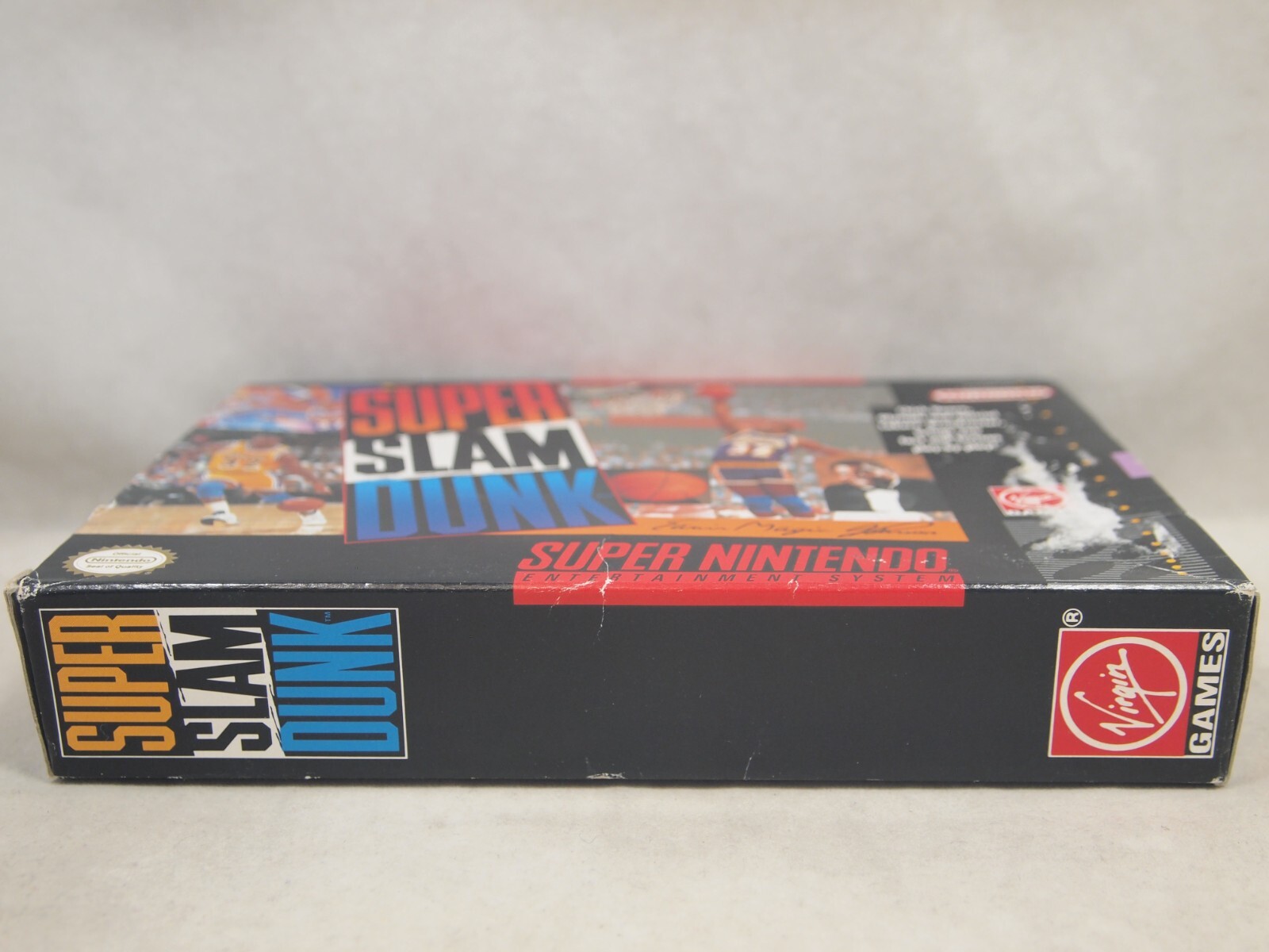 Super Slam Dunk (Super Nintendo | SNES) Authentic BOX ONLY