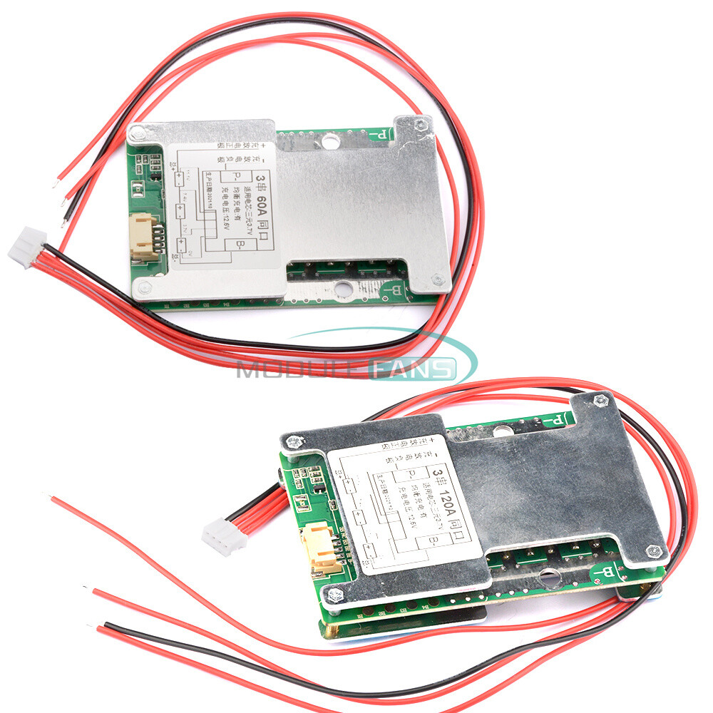 3S BMS Balance 60A/120A 3.7V Li-ion 18650 Battery Charging Protection Board
