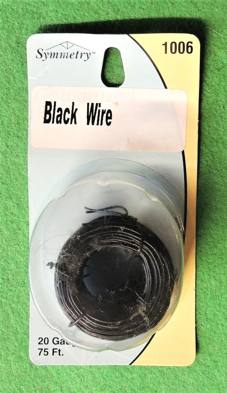 1 Roll 75' Black Coated 20 Gauge Wire Flexible Hobby Craft Home Repair Dorman