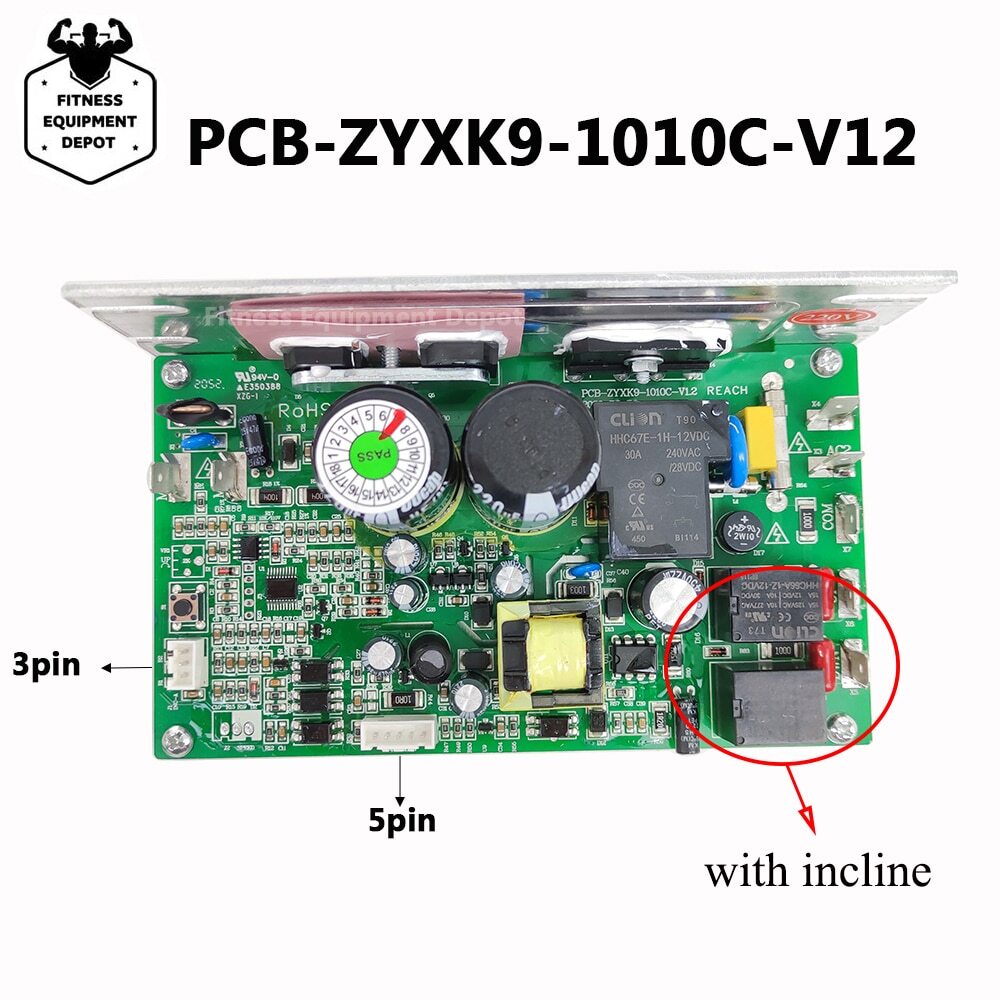 PCB-ZYXK9-1010C-V12 Treadmill Motor Controller PCB-ZYXK9 1010C V12 Motherboard