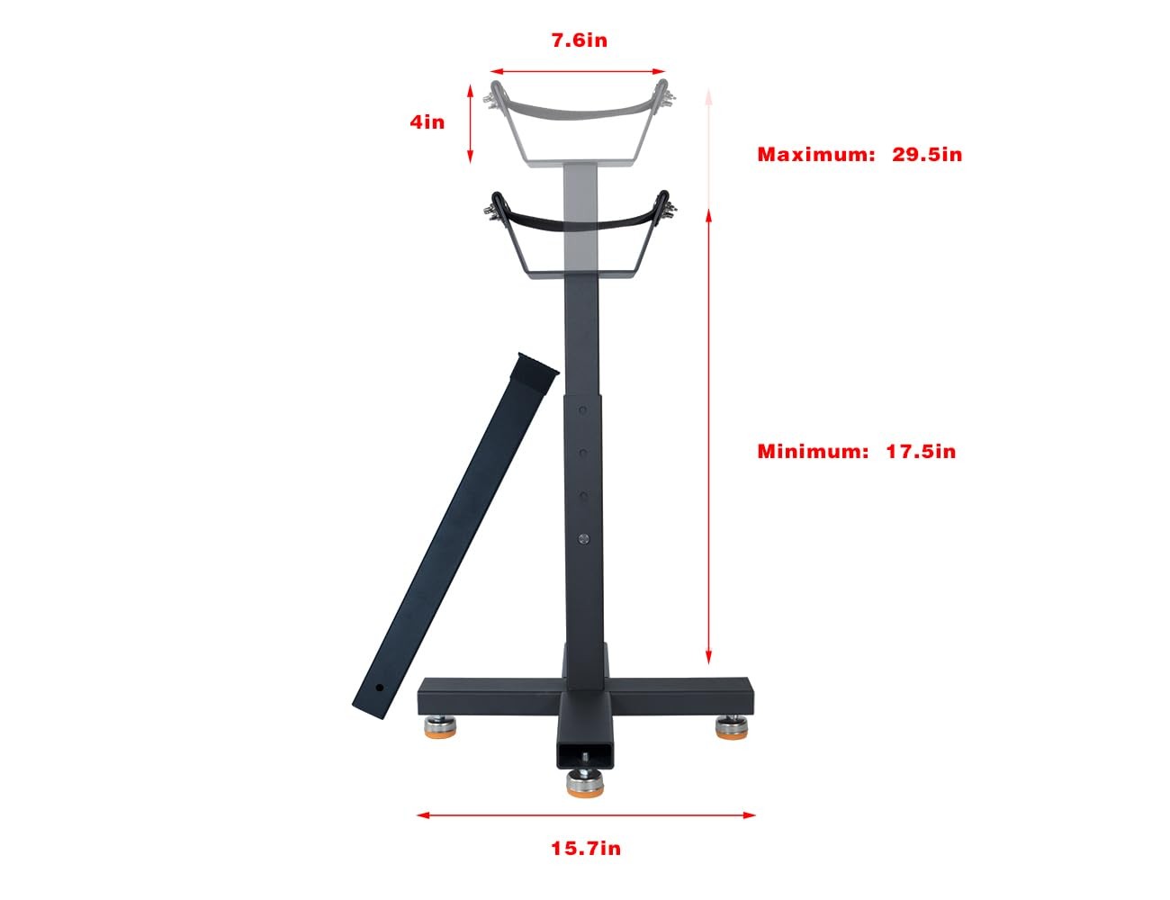 Blacksmith Farrier Horse Hoof Stand Metal Hoof Stand with Adjustable Height H...