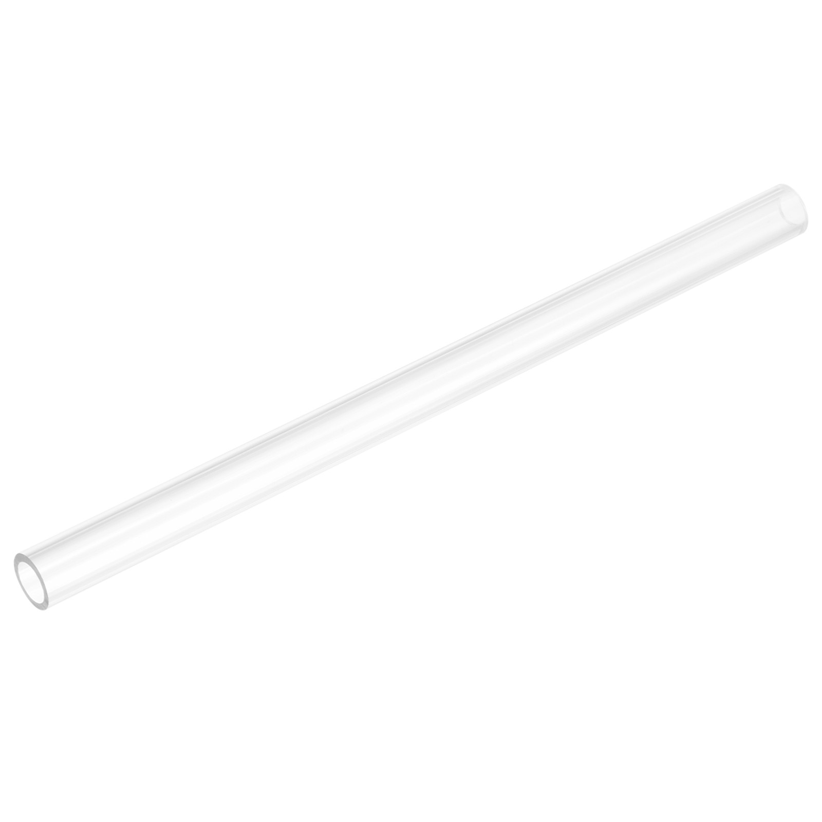 Rigid Round Clear Tubing 13mm ID x 16mm OD x 250mm Length Plastic Tube