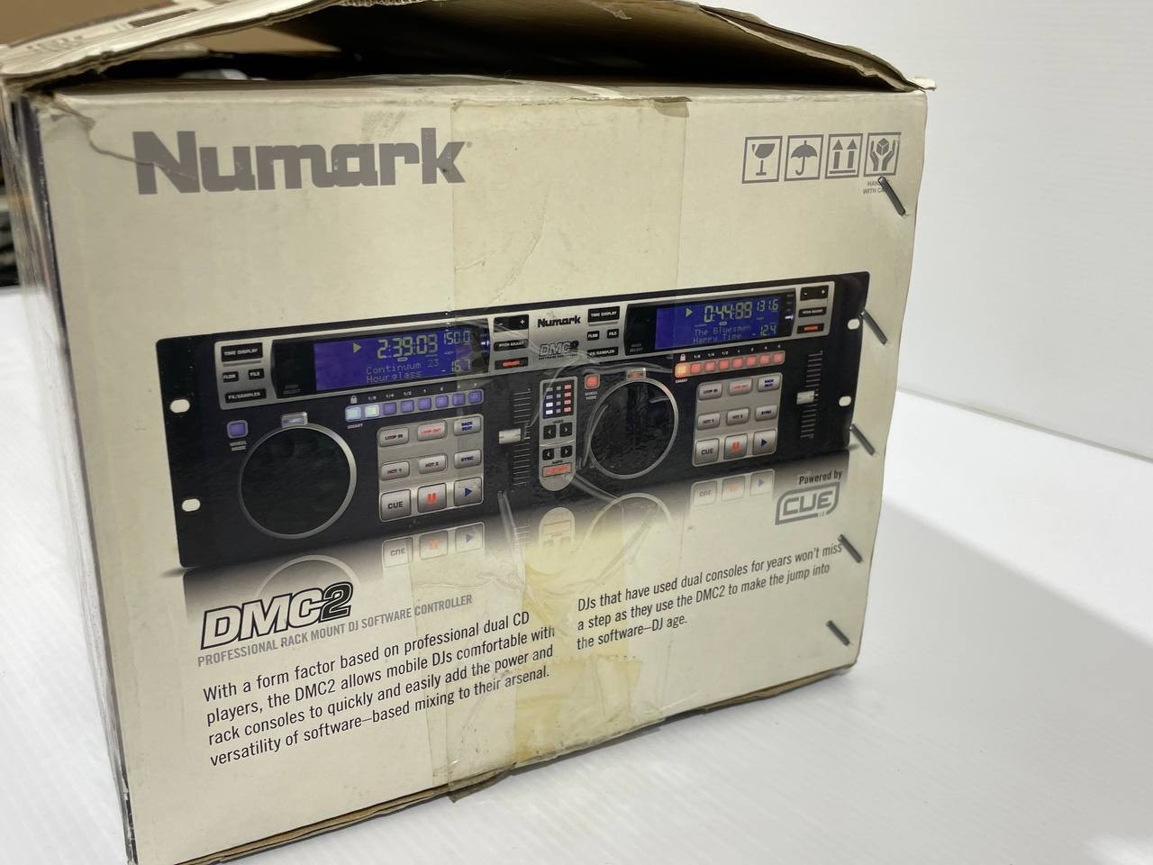 Numark DMC2 PROFESSIONAL RACKMOUNT DJ SOFTWARE CONTROLLER - No Cord, Untested.
