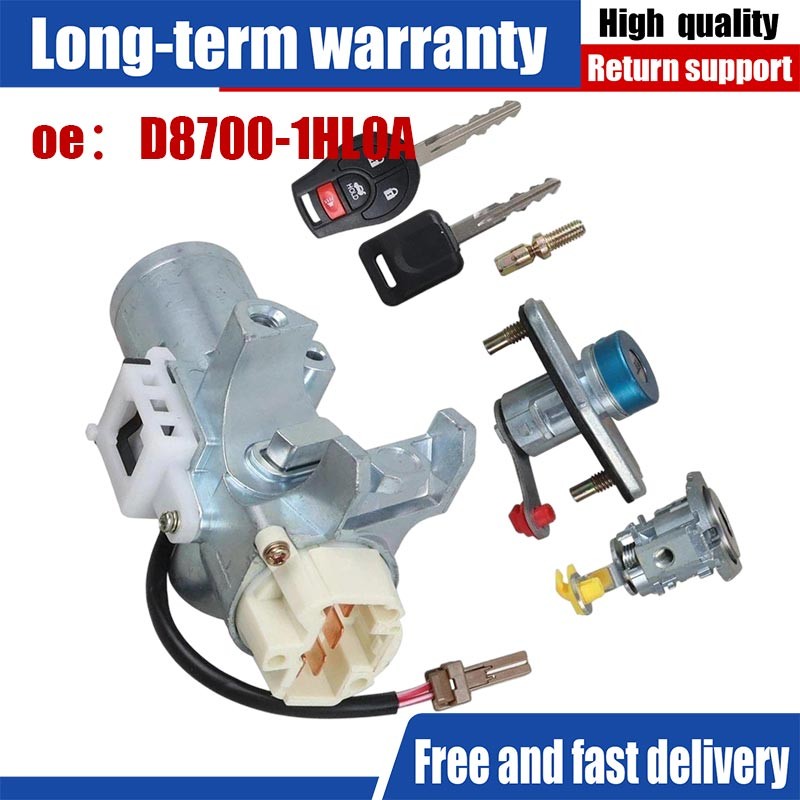 For Nissan Versa 12-19 Ignition Lock Cylinder & Door &Trunk Deck Lid Lock & Keys