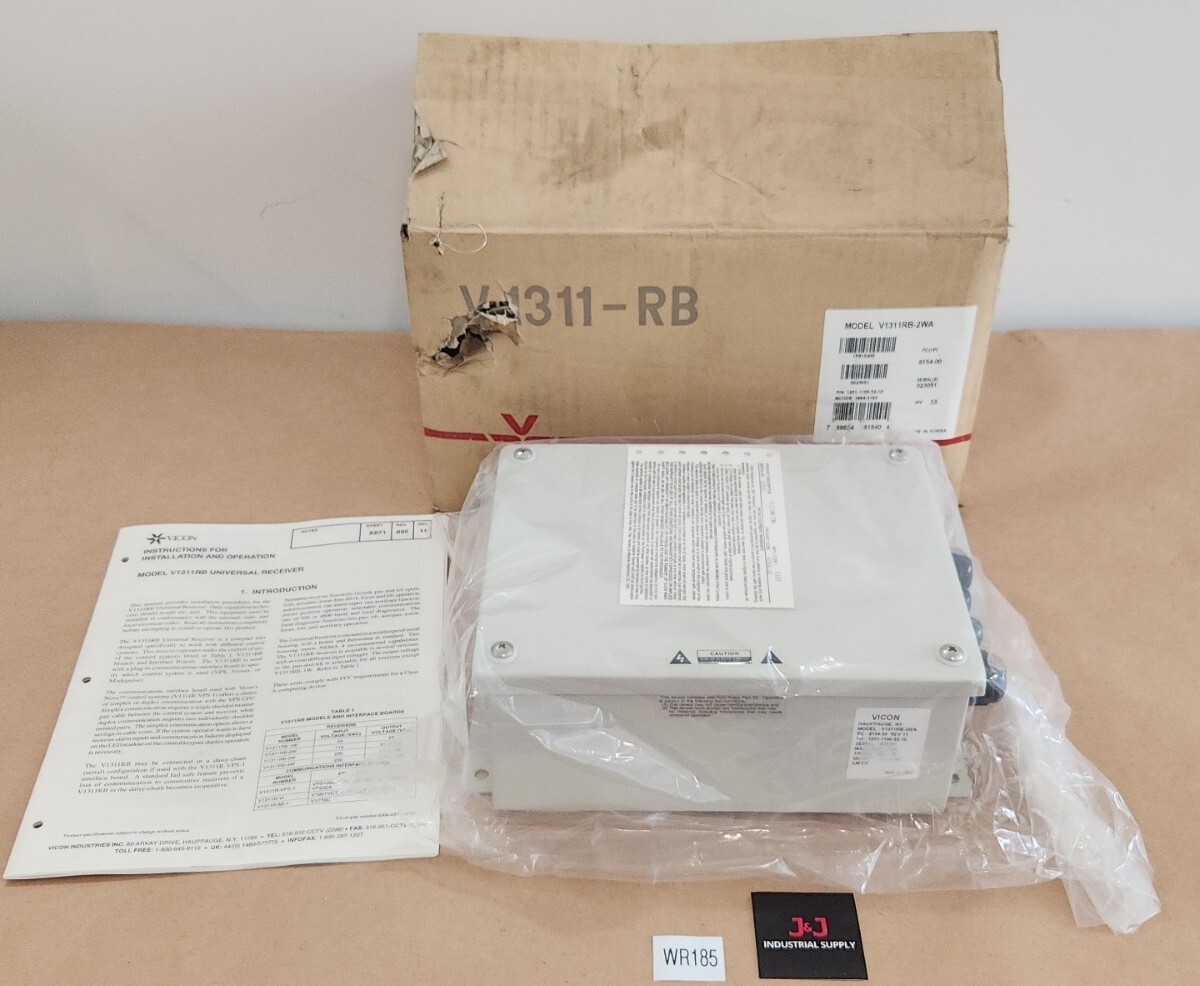 *BRAND NEW* Vicon V1311RB-2WA Universal Receiver 1251-1100-52-10 + Warranty!