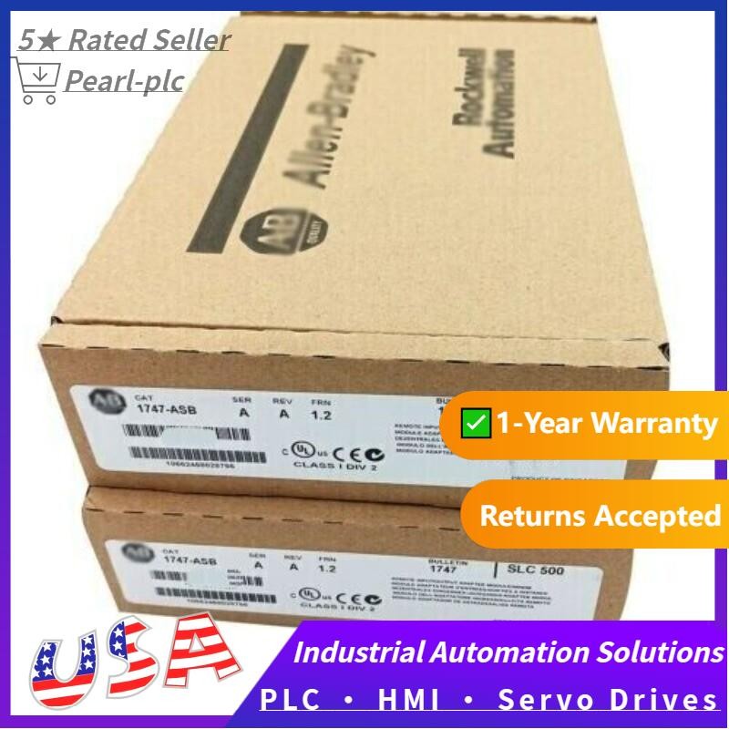 New Factory Sealed AB 1747-ASB AB SLC 500 Remote Adapter 1747ASB US Free Tax