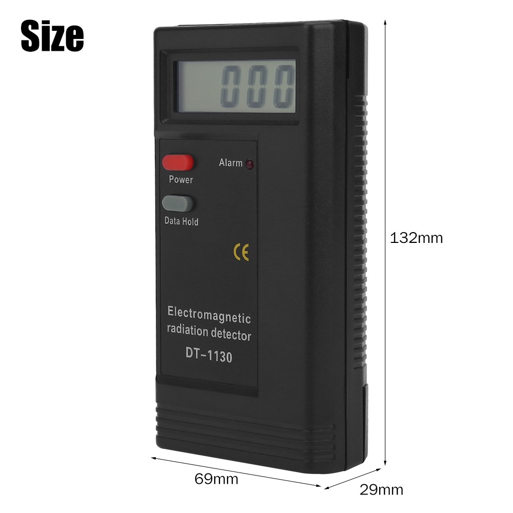 LCD Digital Radiation Dosimeter EMF Meter For Electromagnetic Hand Measurement