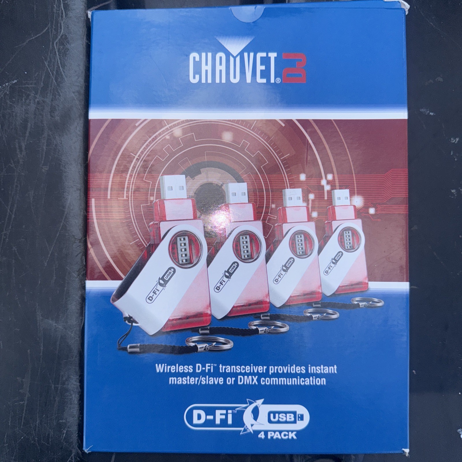 Chauvet DJ D-Fi USB 4-Pack Wireless D-Fi Transceivers