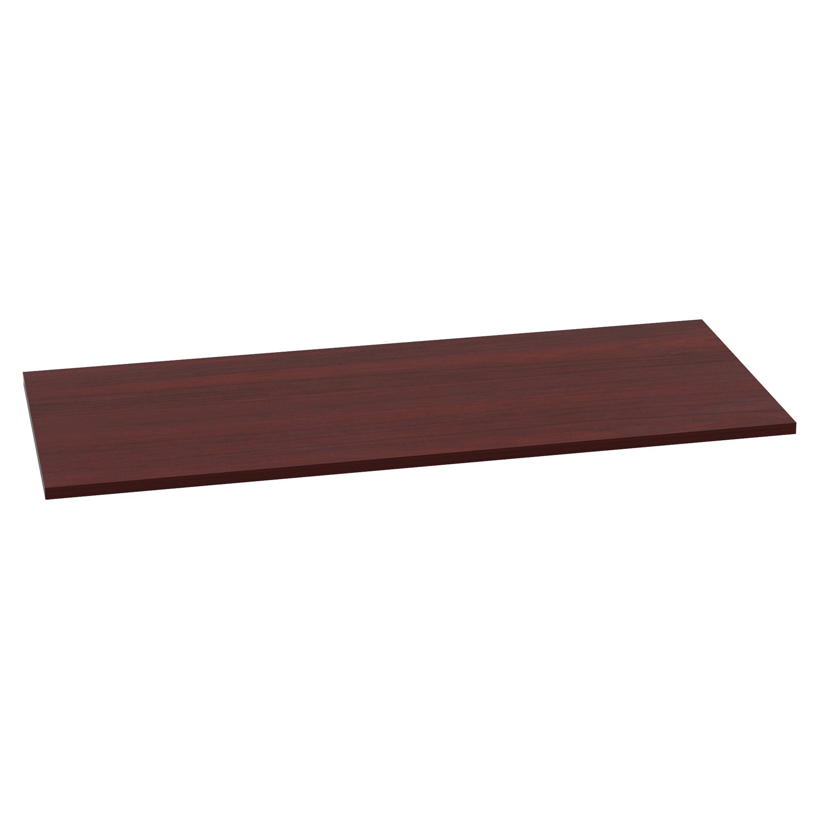 Lorell LLR59603 Mahogany Sit/Stand Tabletop 48"x24"