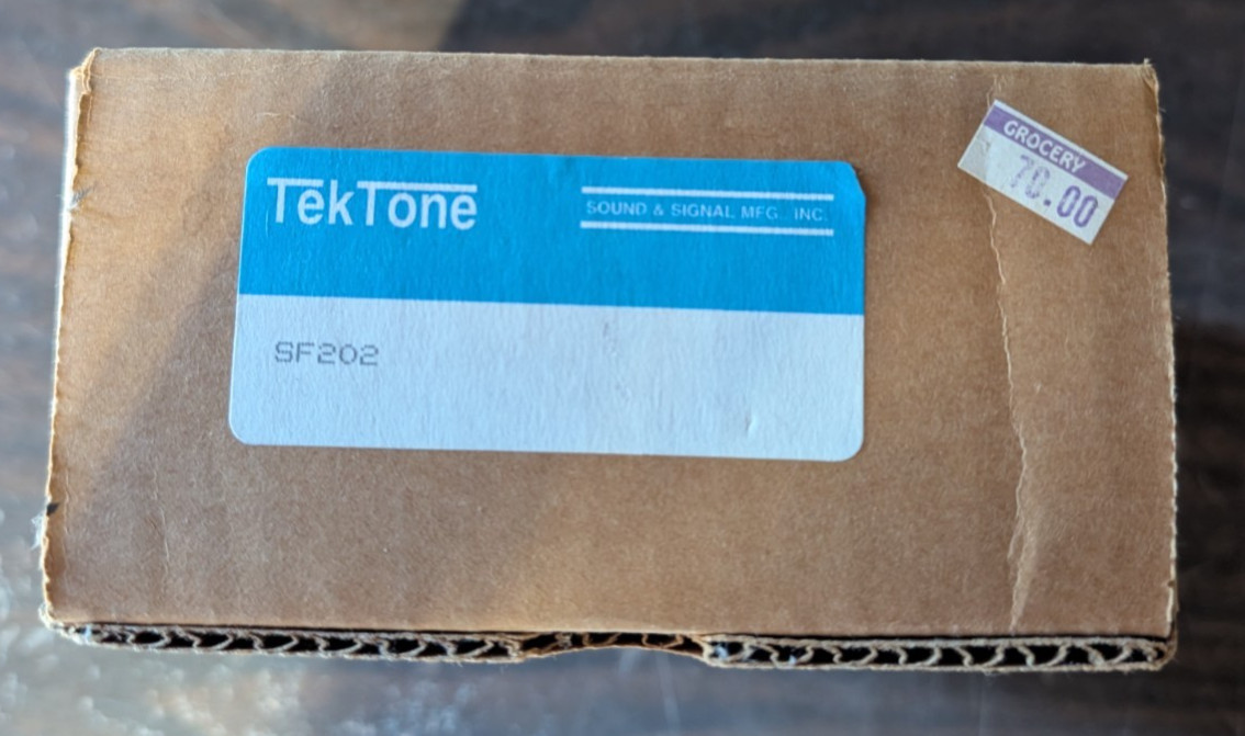 VINTAGE Tektone Analog Alarm #SF202