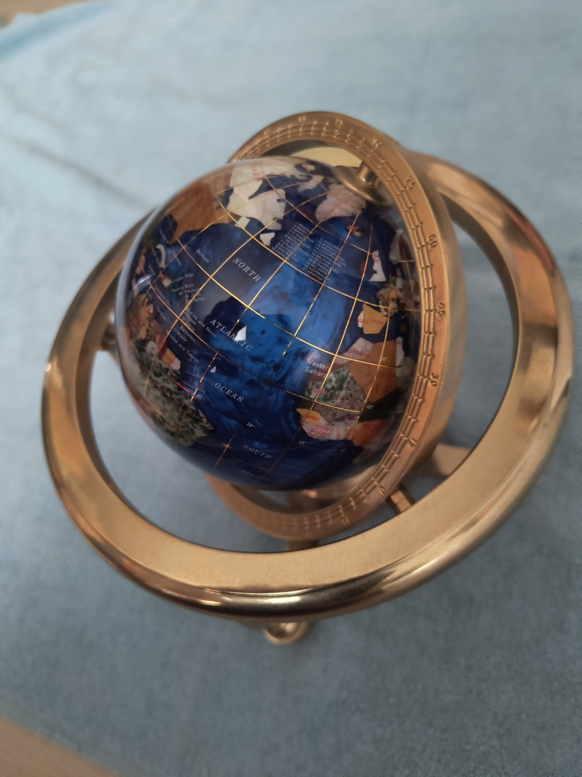 Alexander Kalifano Gemstone Globe