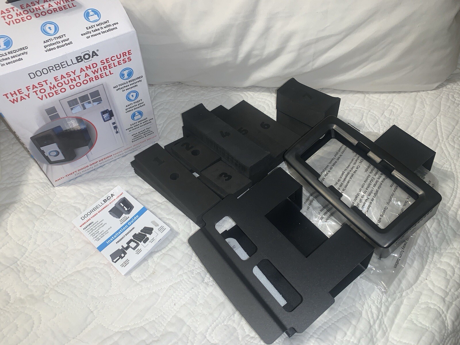 Doorbell Boa Anti-Theft Video Doorbell Door Mount Apartment Rental