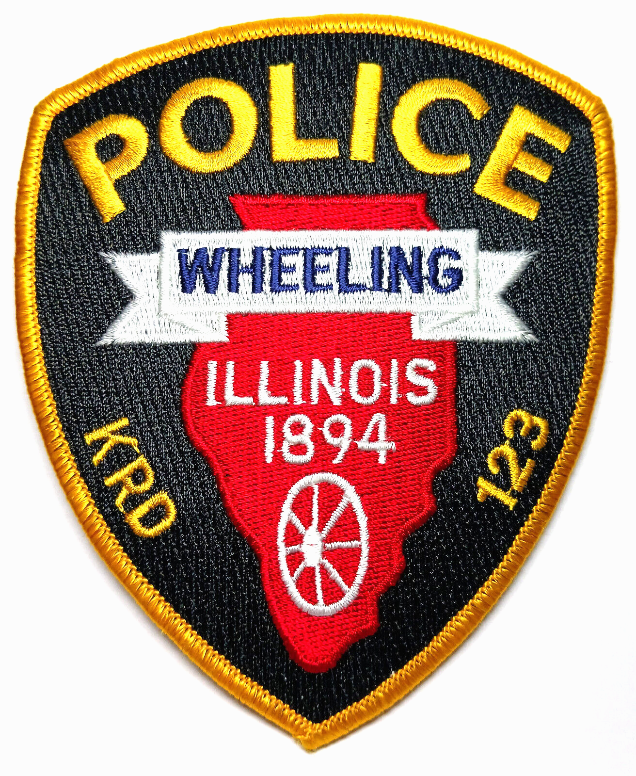 Wheeling Illinois Police Patch - FREE Tracked US Shipping!