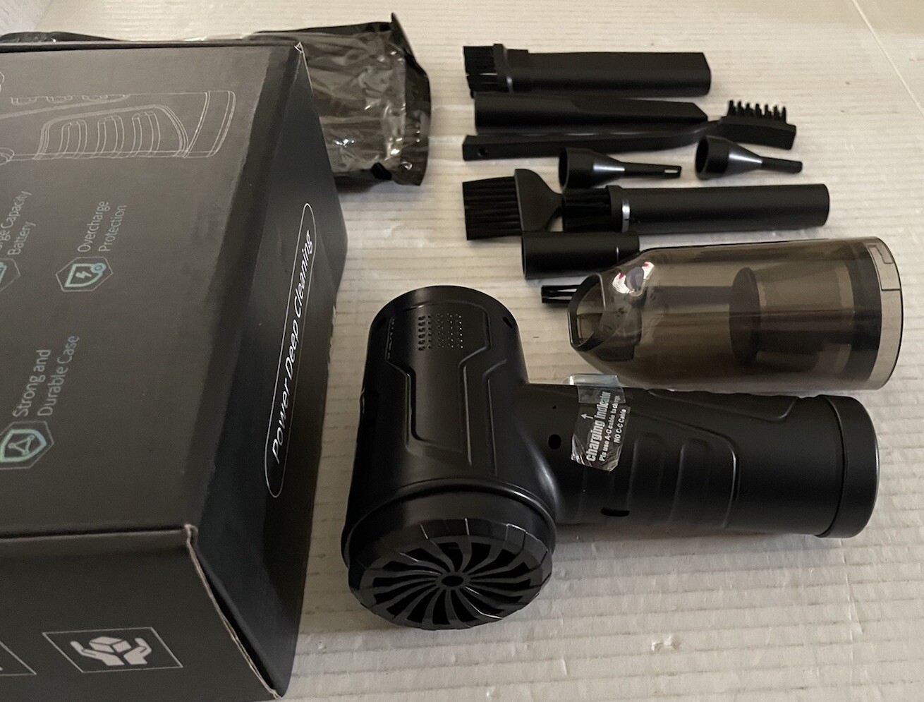 Air Duster Vacuum 2-in-1 Missing Charging Cable