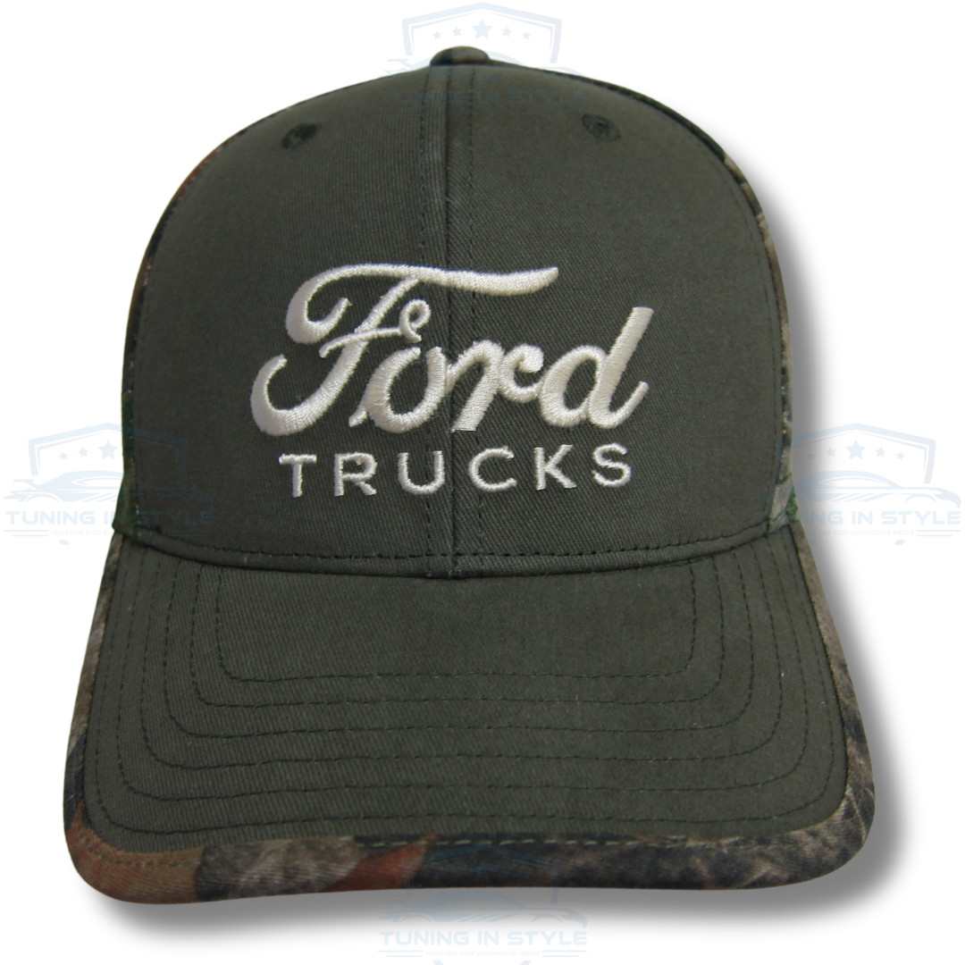 Ford Trucks Baseball Cap Logo Car Racing Hat Camouflage Officially Licensed