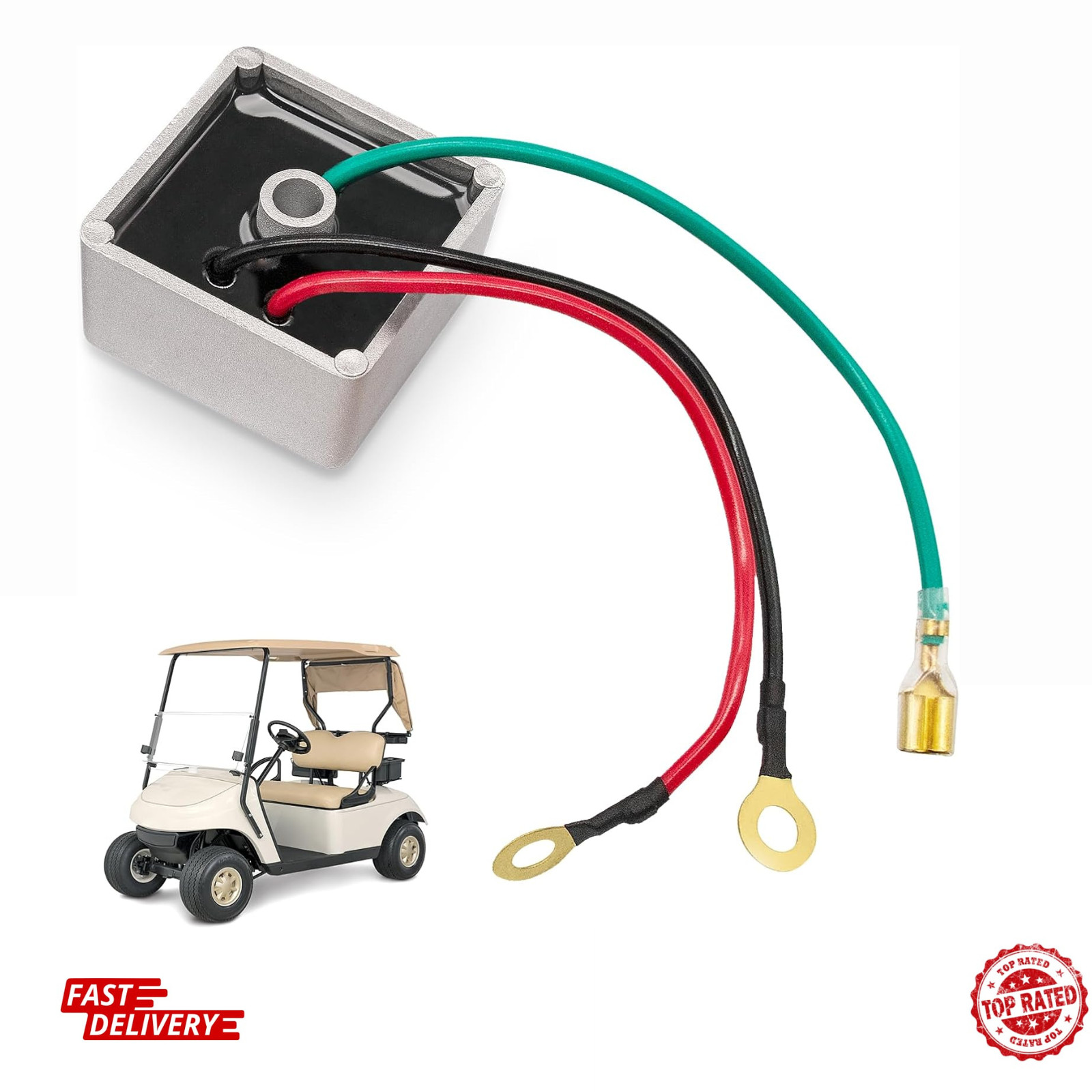 EZGO 27739-G01 Voltage Regulator, EZ GO TXT Voltage Regulator Replacement, Suita