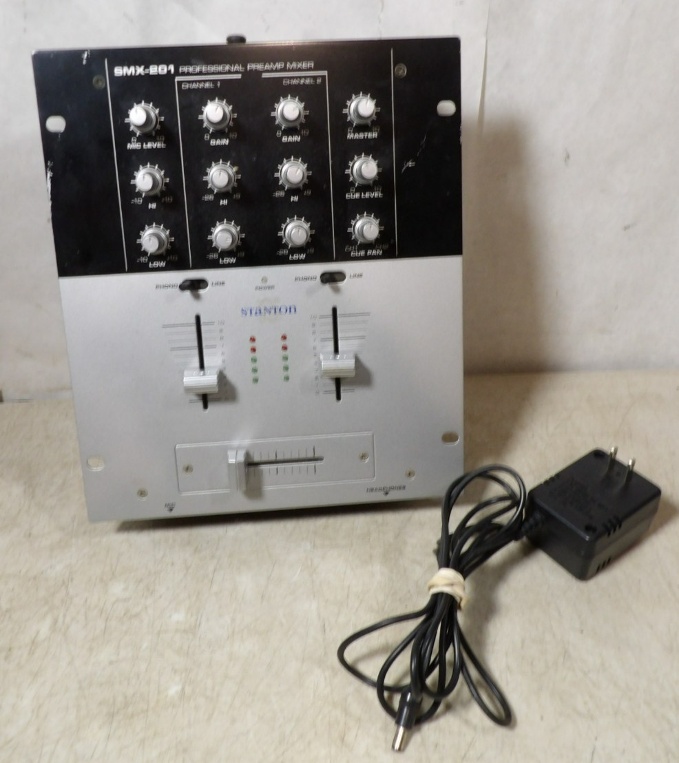 Vintage Stanton SMX-201 Professional Preamp Mixer DJ Audio