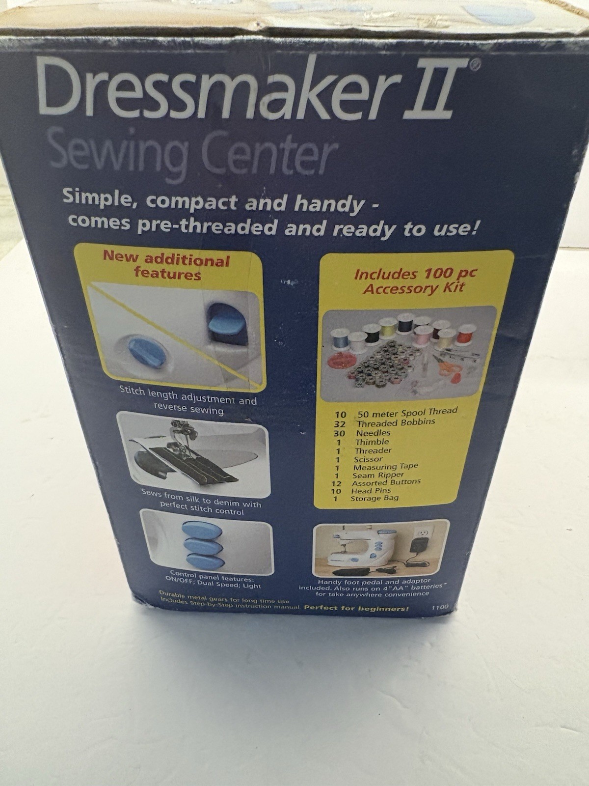 Dressmaker II Sewing Center NIB… Open Box