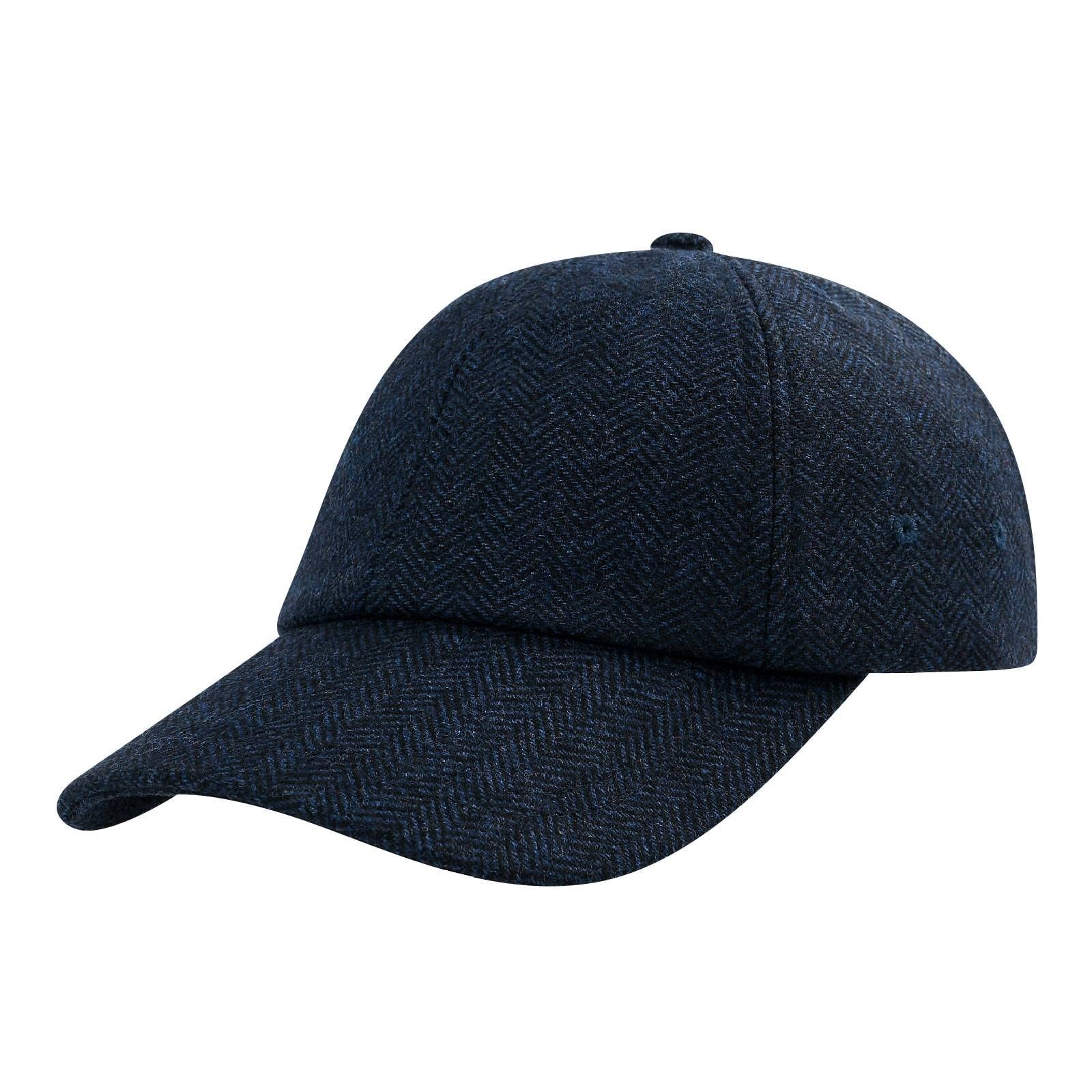 BOTVELA Wool Baseball Cap for Men Adjustable Unstructured Tweed Hat One Size