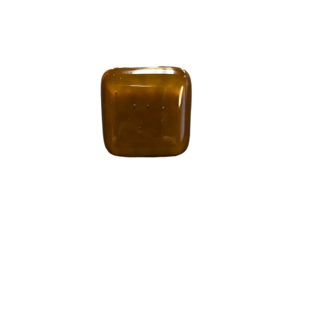 1" Glass Knob Woodland Brown
